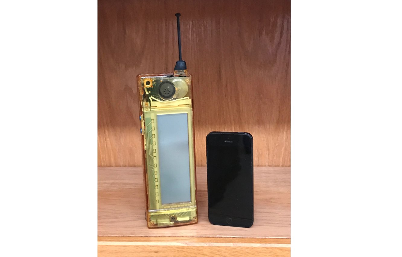 Prototype Angler first smartphone with clear case